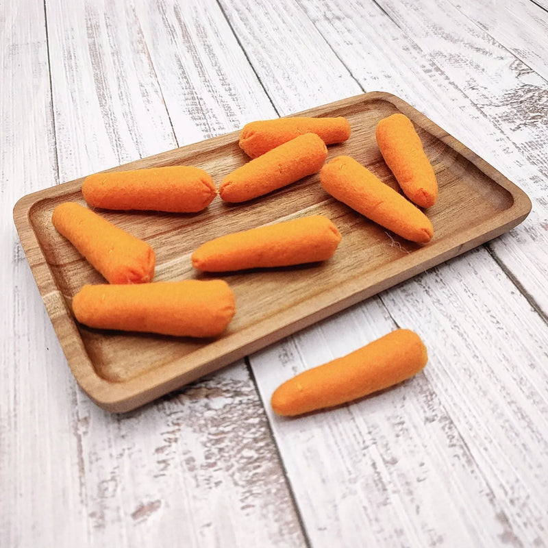 Baby carrot felt play food vegetable - BIG FRENCHIES