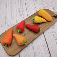 Mini sweet pepper felt play food vegetable - BIG FRENCHIES