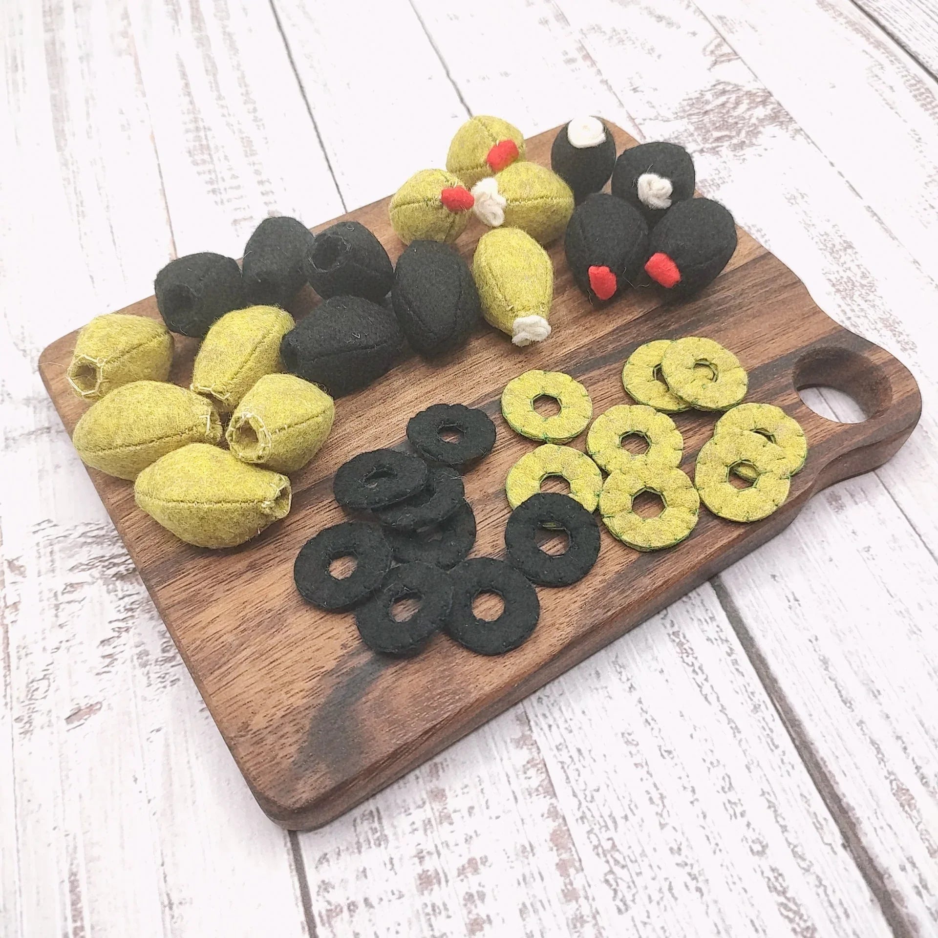 Felt olives (whole and stuffed) - BIG FRENCHIES