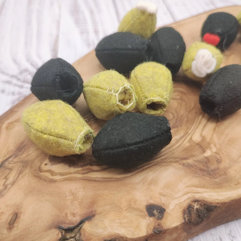 Felt olives (whole and stuffed) - BIG FRENCHIES