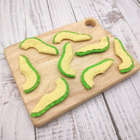 Avocado slice felt play food vegetable - BIG FRENCHIES