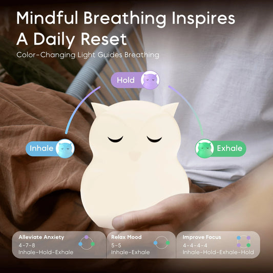 Breathing Pal 'Ollie' The Owl - BIG FRENCHIES