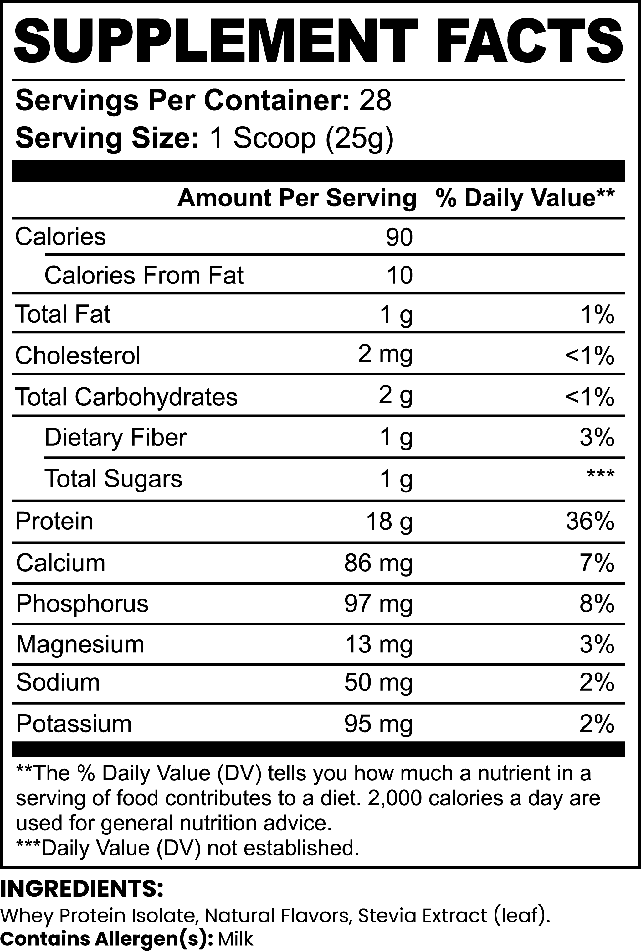 Provara - CH Pure3 100% Whey Protein Isolate | 24.7 oz