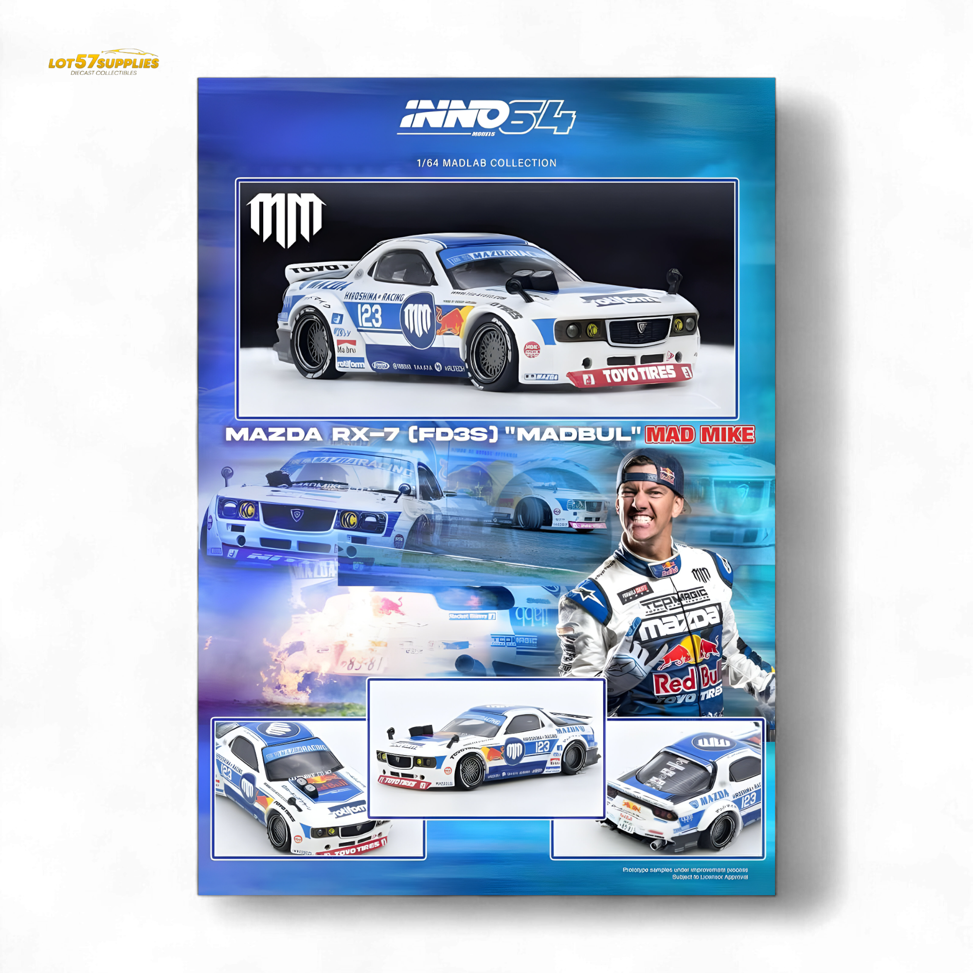 INNO64 Mazda RX-7 FD3S Pandem 1:64