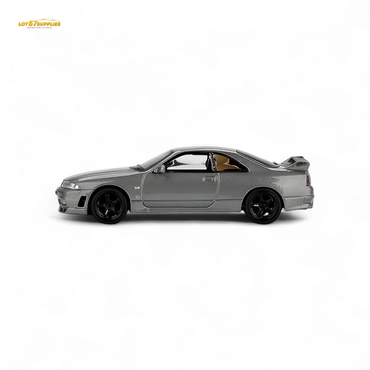 (Pre-Order) Mini GT Nissan Skyline GT-R NISMO BCNR33 CRS Version Dark Metal Gray 1:64