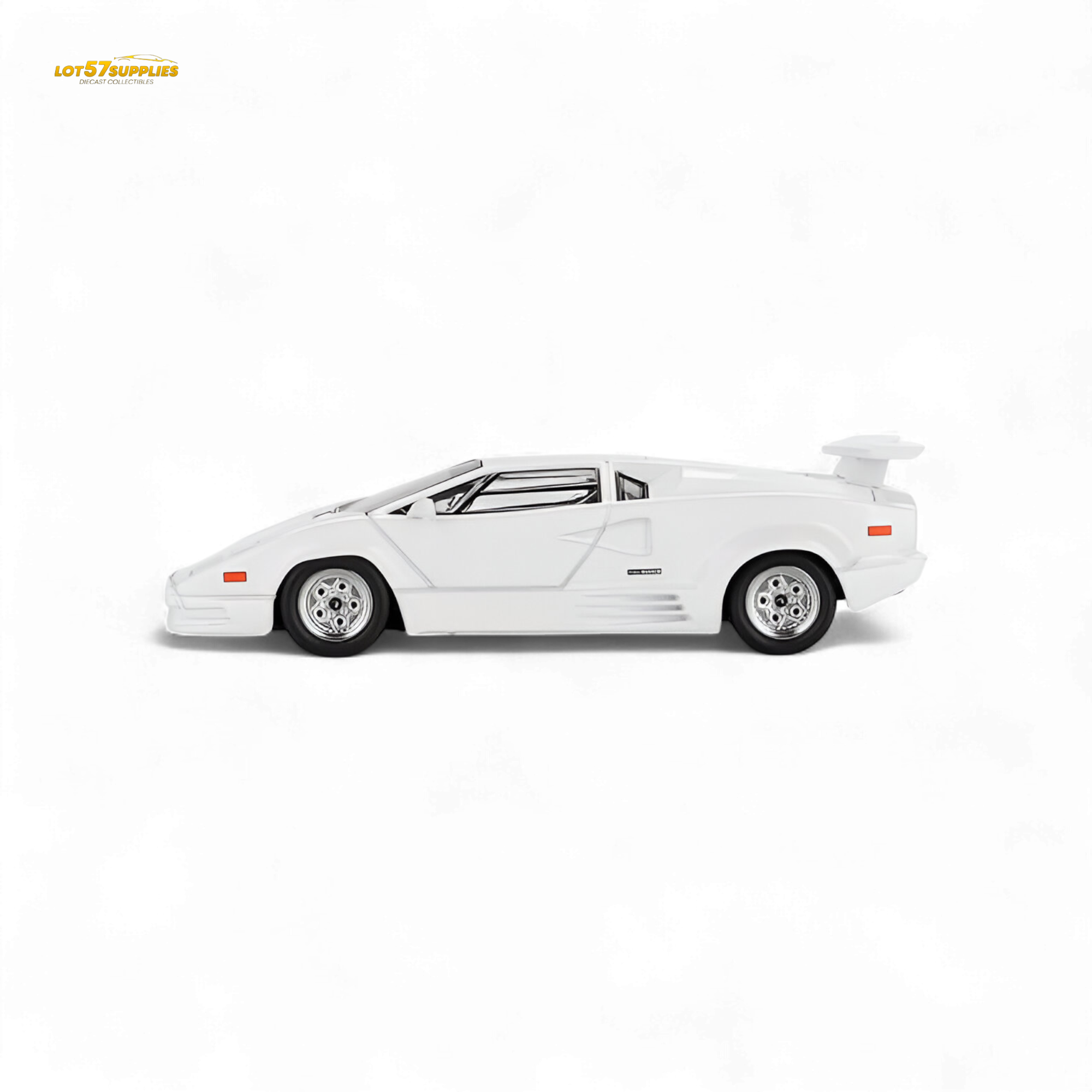 (Pre-Order) Mini-GT Lamborghini Countach 25th Anniversary White 1:64