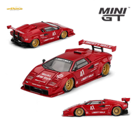 (Pre-Order) MiniGT Lamborghini Countach LB-WORKS Red 1:64