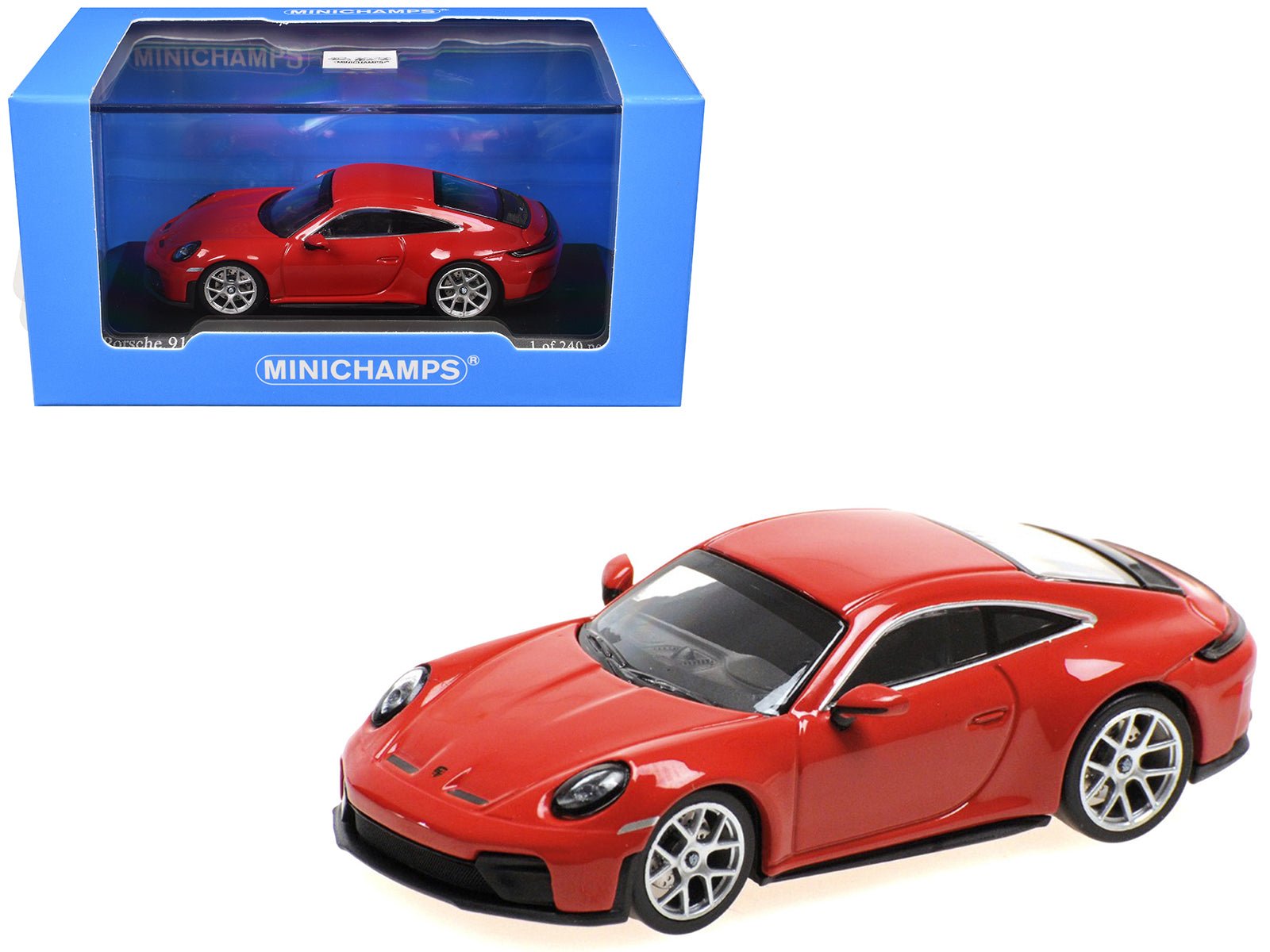 2025 Porsche 911 (992.2) GT3 Touring Red Limited Edition to 240 pieces Worldwide 1/64 Diecast Model Car by Minichamps  free shipping USA