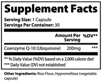 Cardena CoQ10 Ubiquinone Capsules | 30 Veggie Caps