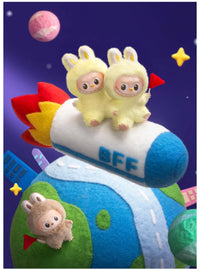 Pop Mart Labubu Pin for Love Series Blind Box (N-Z) Blue