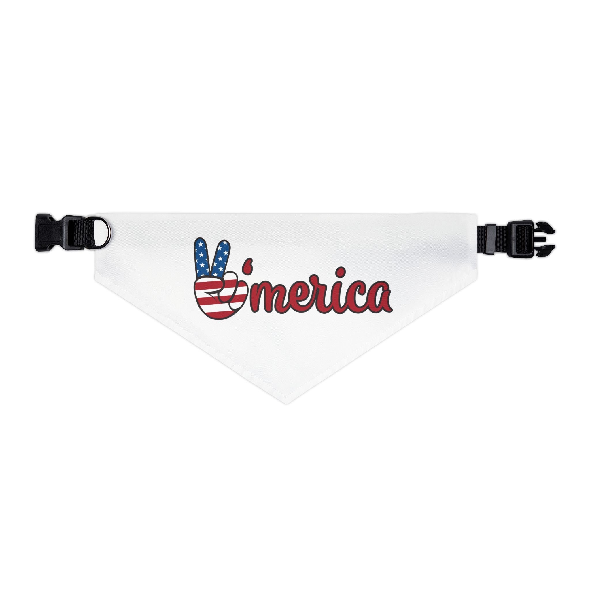 Stars and Stripes Patriotic Dog Bandana - BIG FRENCHIES