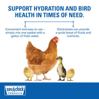 Sav-A-Chick Poultry Vitamins Electrolytes Bird Supplement Stress Relief 9PCK