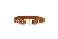 Quick-Release Style Leather Collar and Leash Set - BIG FRENCHIES