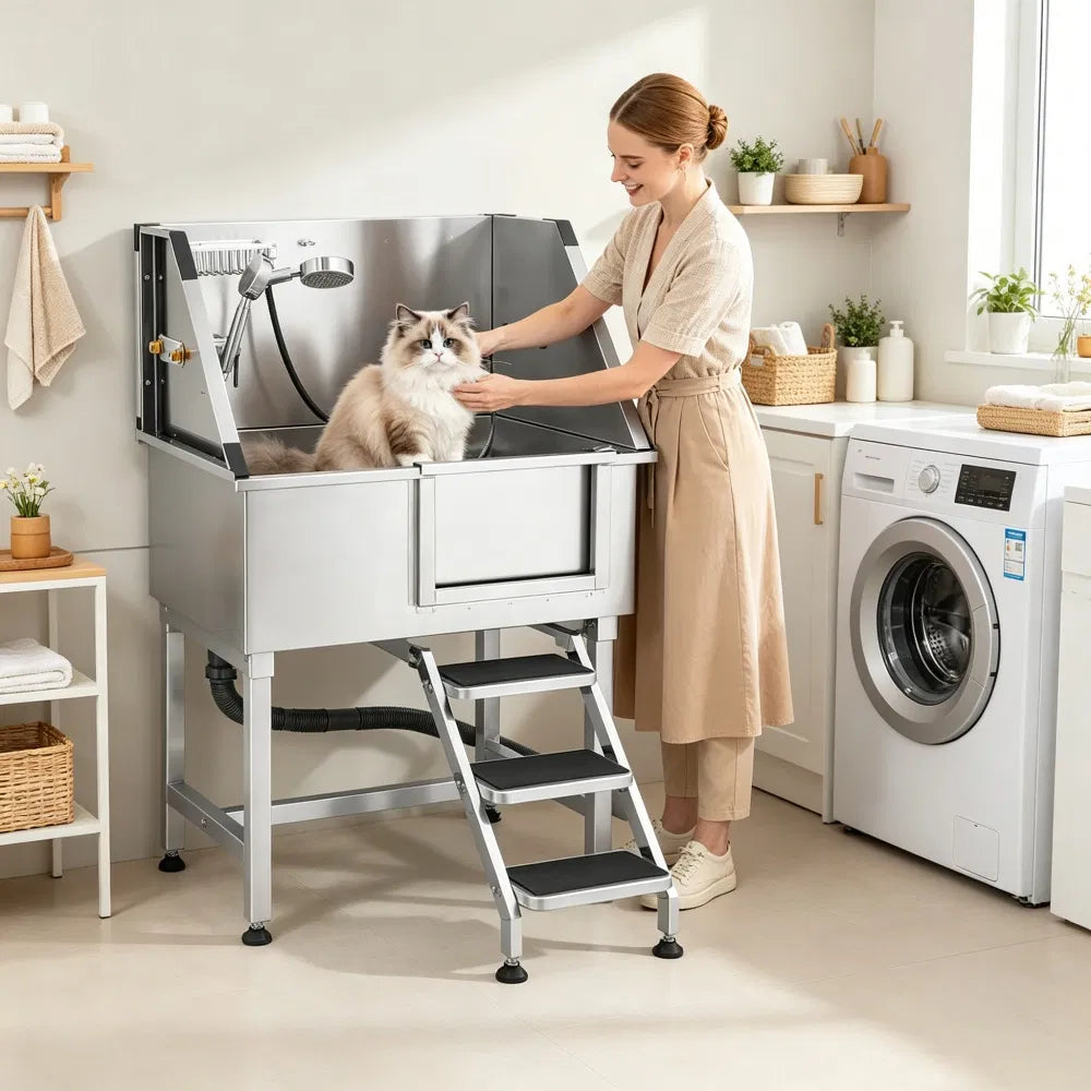 Stainless Steel Dog Washing Station