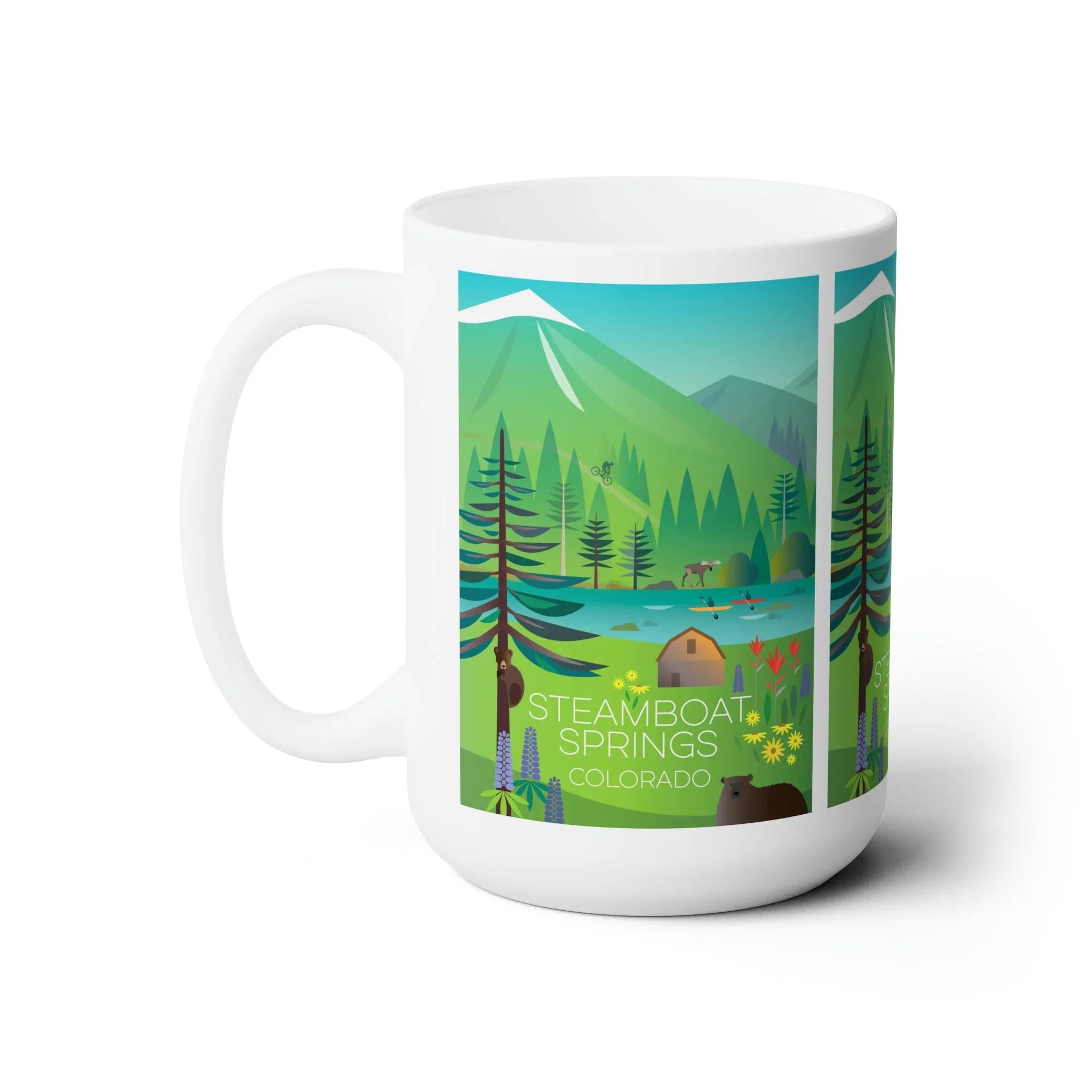 Steamboat Springs (Summer) Ceramic Mug 11oz or 15oz - BIG FRENCHIES