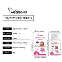 Dog Pre & Probiotic Digestive Care Tablets, Gut Health Supplement For Dogs, Supports Digestion, Immunity, Skin & Vision 
