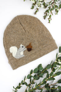 Squirrel Cashmere Hat - Baby - BIG FRENCHIES