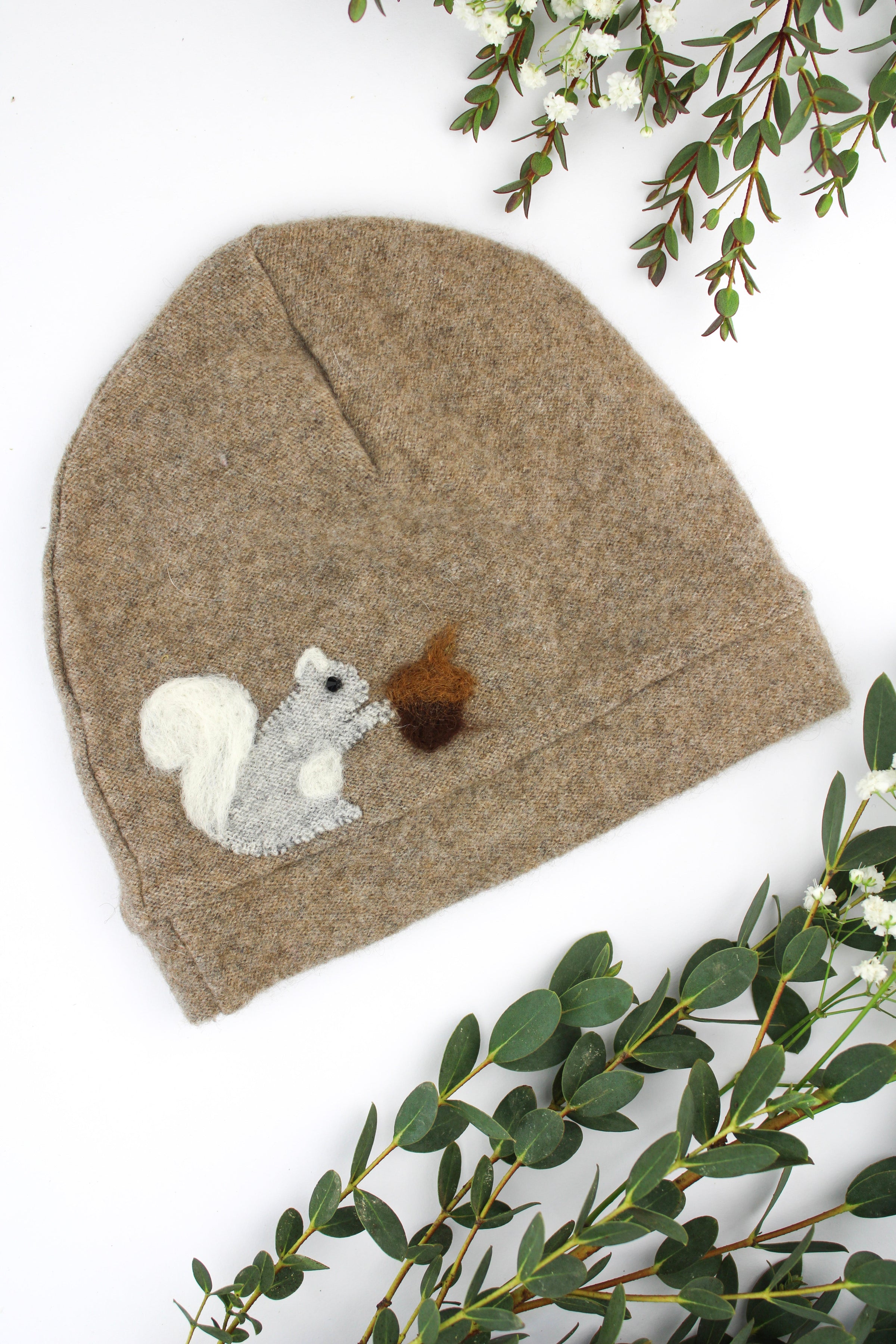 Squirrel Cashmere Hat - Baby - BIG FRENCHIES