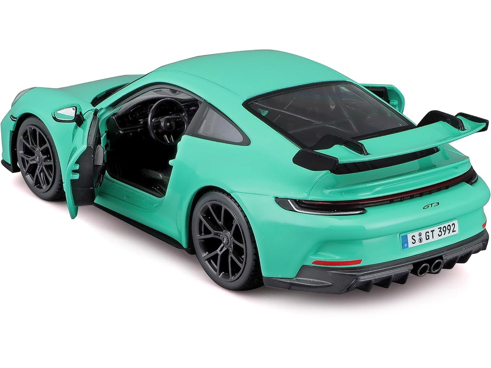 Porsche 911 GT3 Light Green 1/24 Diecast Model Car by Bburago
