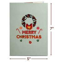 Decorated House Pop Up Christmas Card
