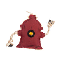 Country Living Canvas & Jute Fire Hydrant Dog Chew Toy – Durable, Safe and Non-Toxic - BIG FRENCHIES