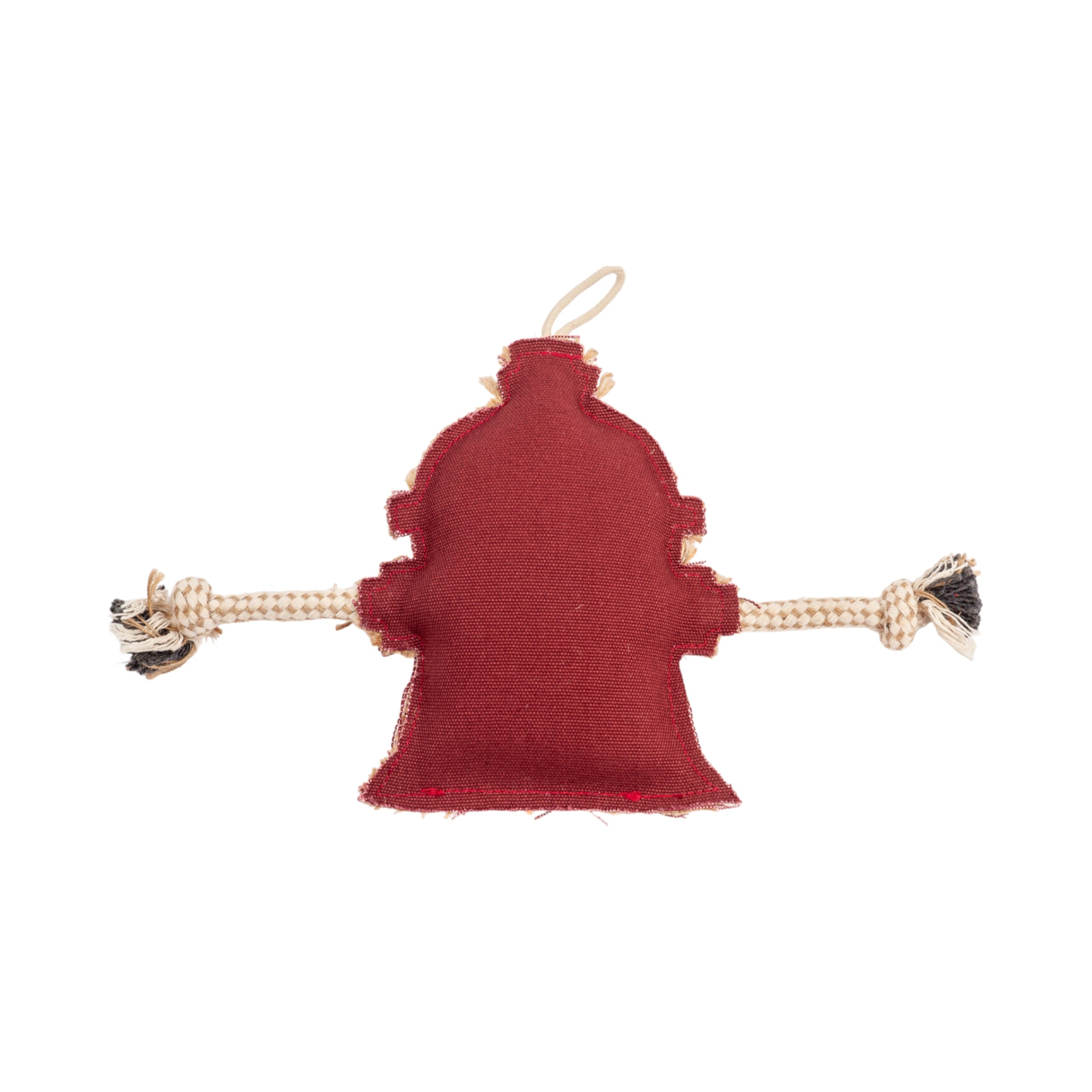 Country Living Canvas & Jute Fire Hydrant Dog Chew Toy – Durable, Safe and Non-Toxic - BIG FRENCHIES