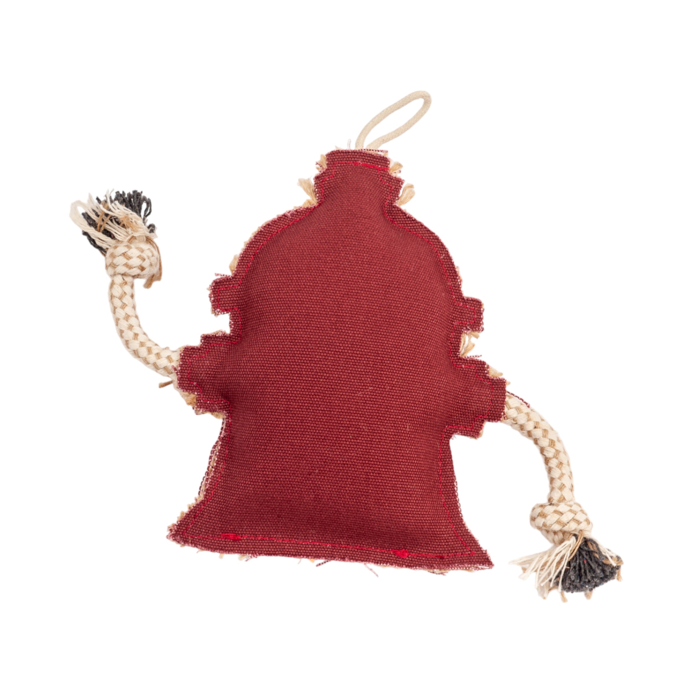 Country Living Canvas & Jute Fire Hydrant Dog Chew Toy – Durable, Safe and Non-Toxic - BIG FRENCHIES