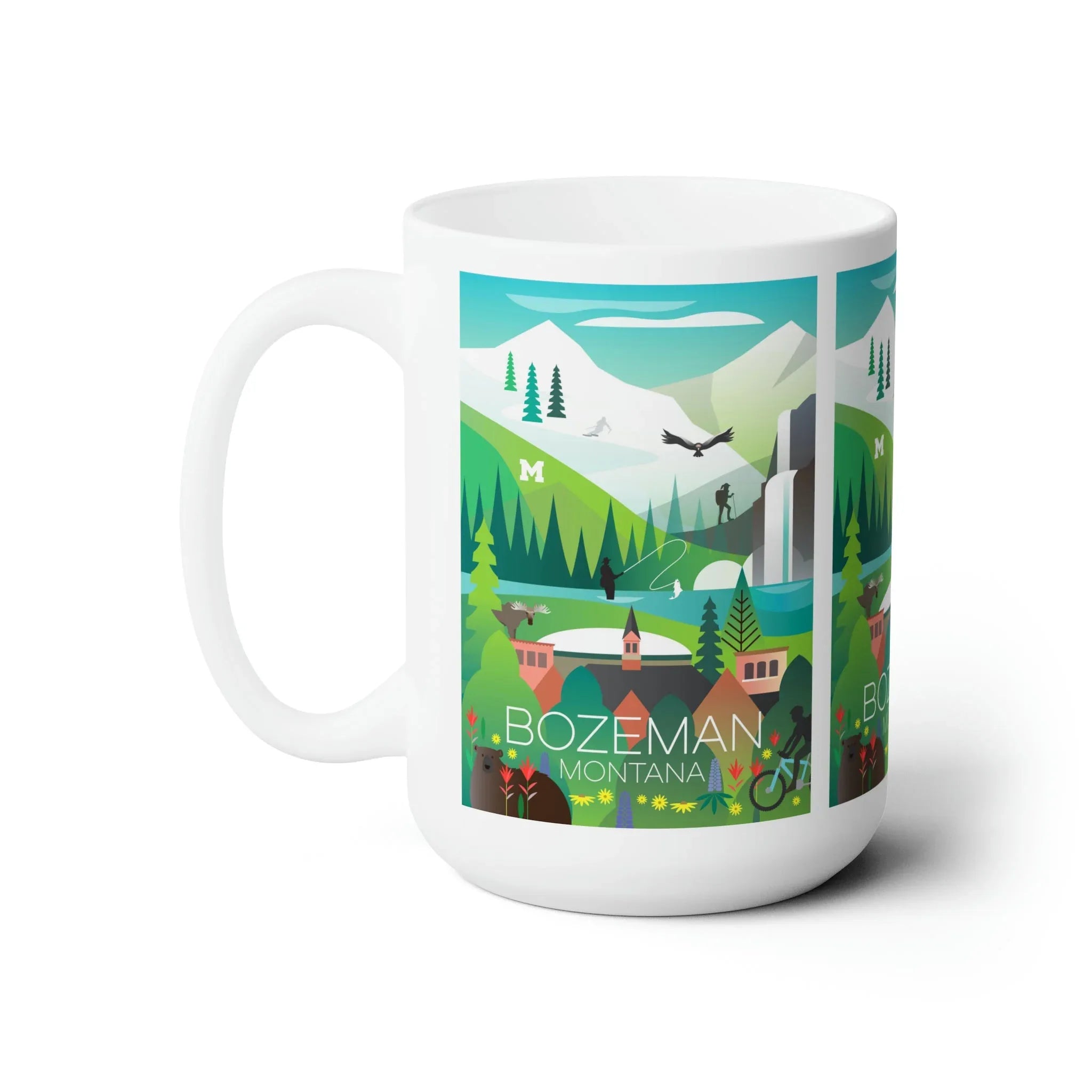 Bozeman Ceramic Mug 11oz or 15oz - BIG FRENCHIES