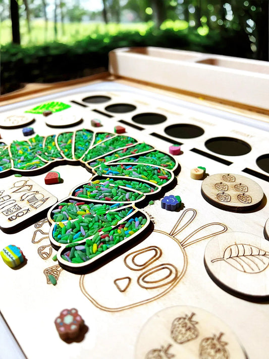 **Pre-order (Ships in 3-4 Weeks)**FLISAT Sensory Bin Insert Activity Board - BIG FRENCHIES