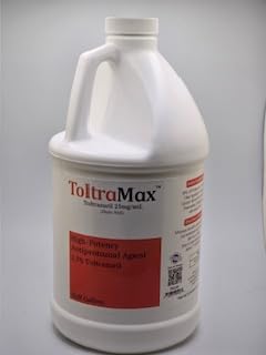 Toltrazuril 2.5% for Horses, Dogs, Cats, 1/2 Gallon, For Non-food chain animals