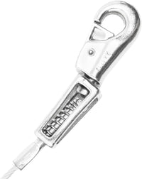 Boss Pet Edge Tie-Out Cable XL Dogs Up to 125lb 30ft Twin Swivel Spring