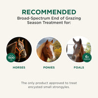 Zoetis Quest Plus Horse Wormer Gel Moxidectin Praziquantel Paste Tube