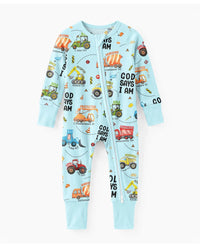 God Says I Am Boy Bamboo Convertible Zippy