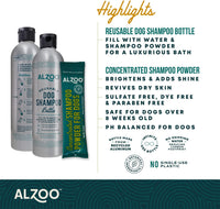 Alzoo Reusable Dog Shampoo Bottle 16 oz.