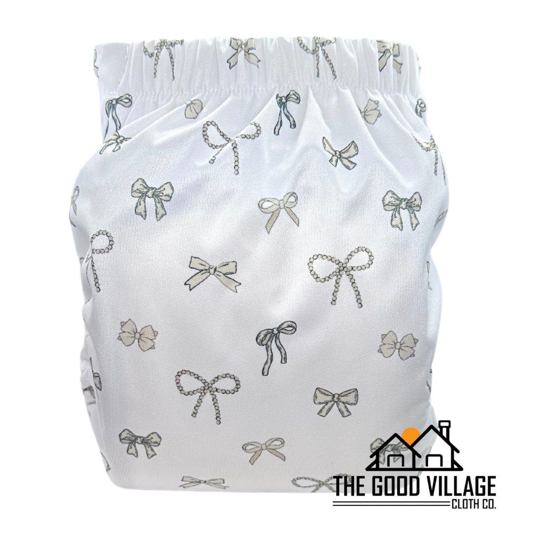 One Size Pocket Diaper | Bow Love