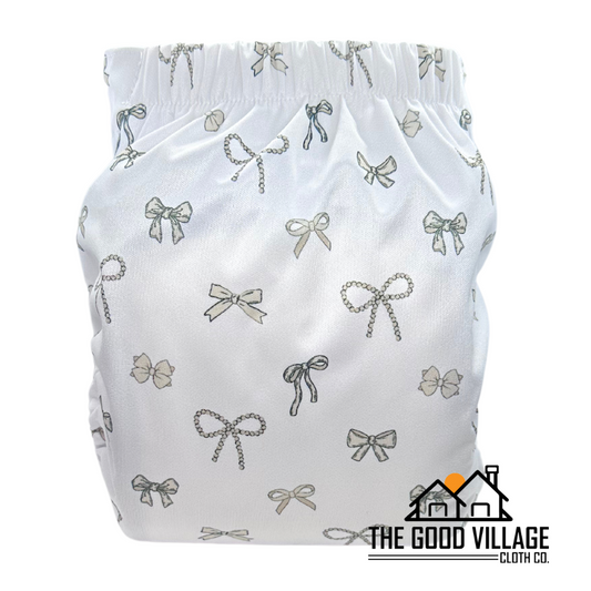 One Size Pocket Diaper | Bow Love