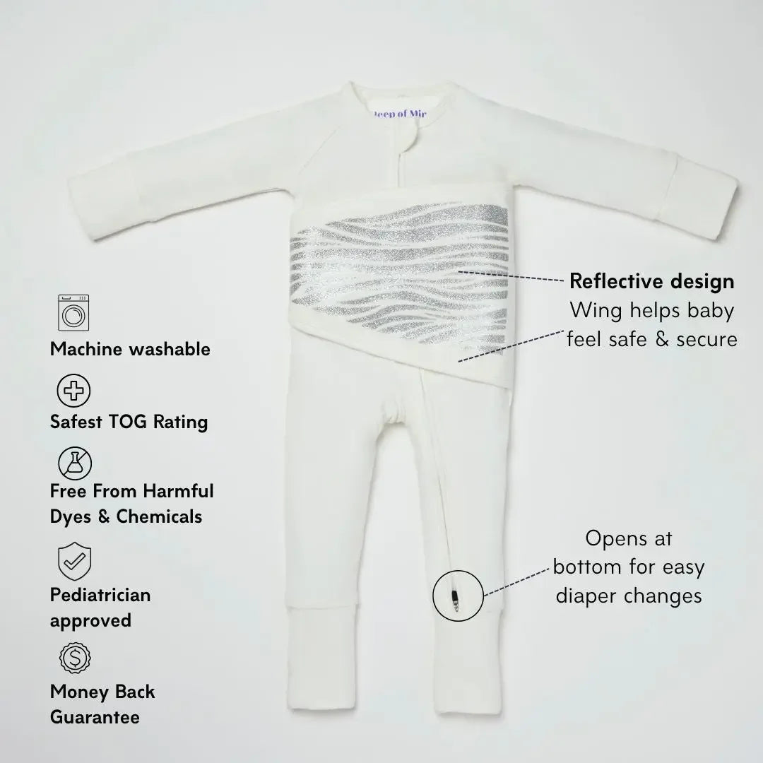 Breathing Reassurance Convertible Baby PJ's - BIG FRENCHIES