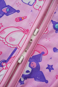 PoshTOT Sanrio Kuromi Bamboo Baby Convertible Zippy Romper