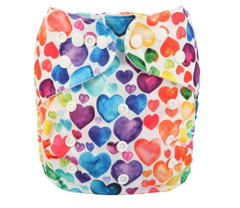 Modrn Printed Baby Pocket Cloth Diaper Nappy Reusable Adjustable Washable Nappies For Baby Boys and Baby Girls In Elegant Style - BIG FRENCHIES