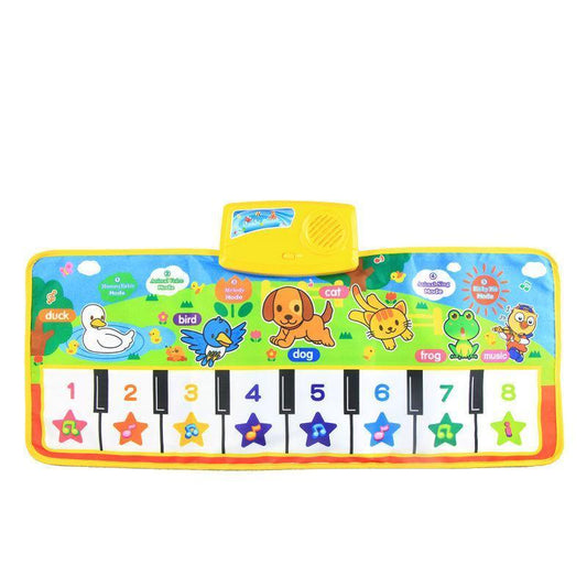 Trend New Baby Musical Mat Music Carpet Funny Animal Voice Singing Playing Music Piano Early Educational Learning Toys for Kids - BIG FRENCHIES