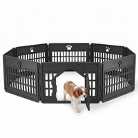 Plastic Dog With Movable Enclosure, Suitable For Small And Medium-sized Dogs, Cats And Rabbits.