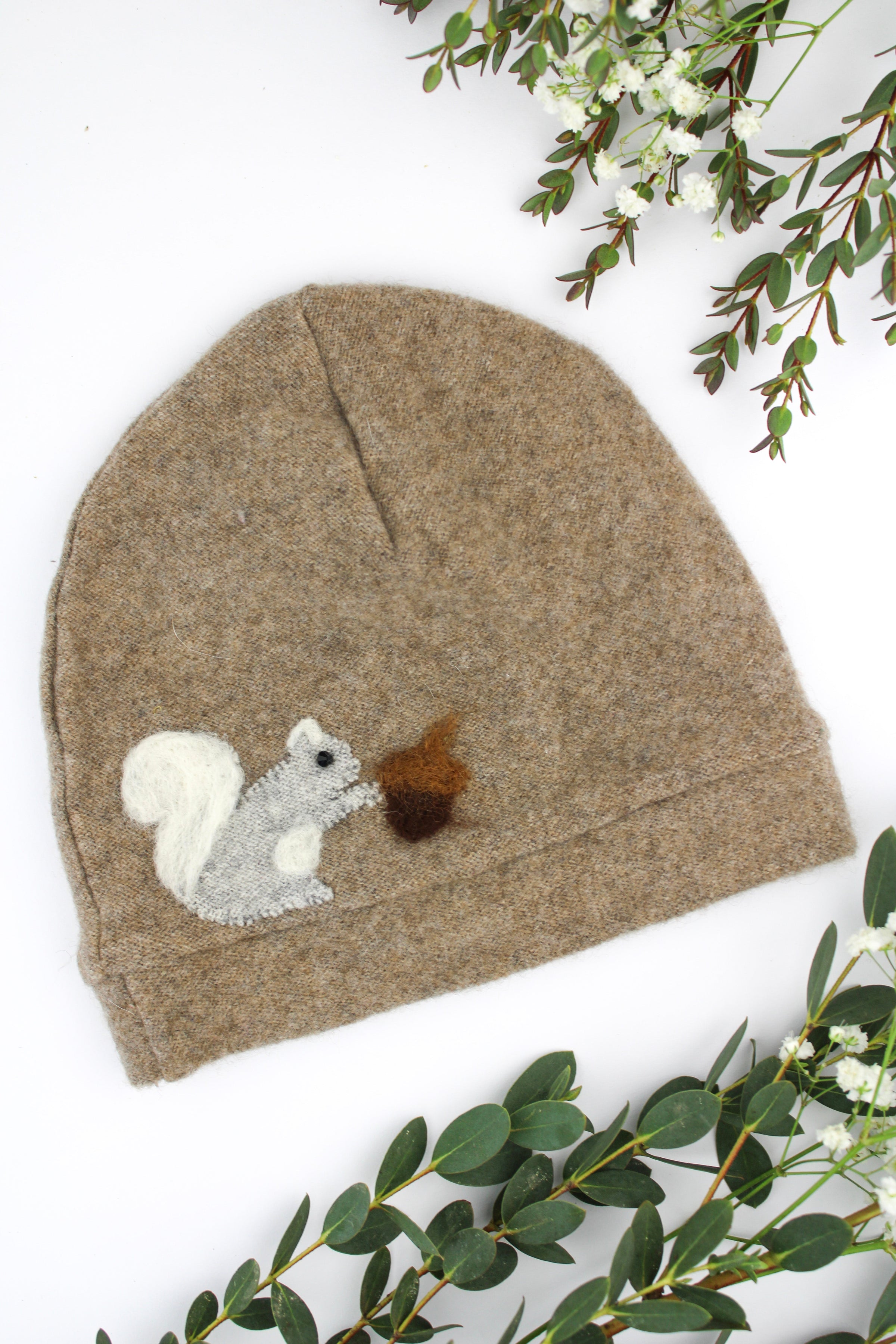 Squirrel Cashmere Hat - Baby - BIG FRENCHIES