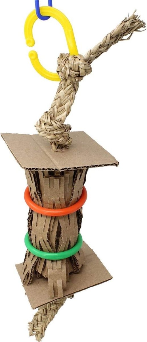 2203 Ring Roll 15" High by 4" Wide Large Parrot Shredder Cage Toy, Macaw, Amazon, Eclectus, and Similar - BIG FRENCHIES