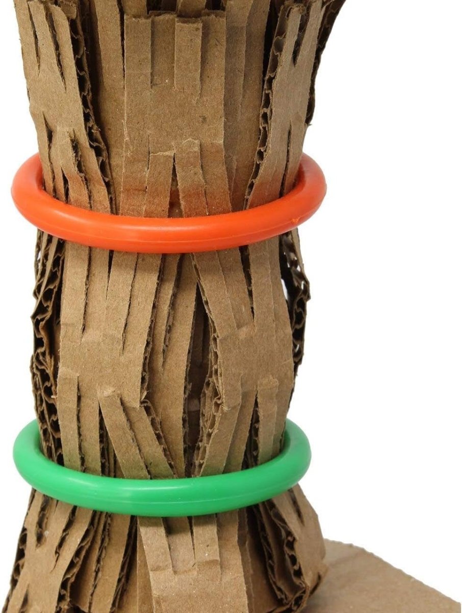 2203 Ring Roll 15" High by 4" Wide Large Parrot Shredder Cage Toy, Macaw, Amazon, Eclectus, and Similar - BIG FRENCHIES