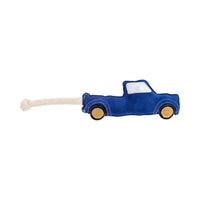 Country Living Faux Leather Blue Pickup Truck Dog Chew Toy, Durable, Safe and Non-Toxic - BIG FRENCHIES