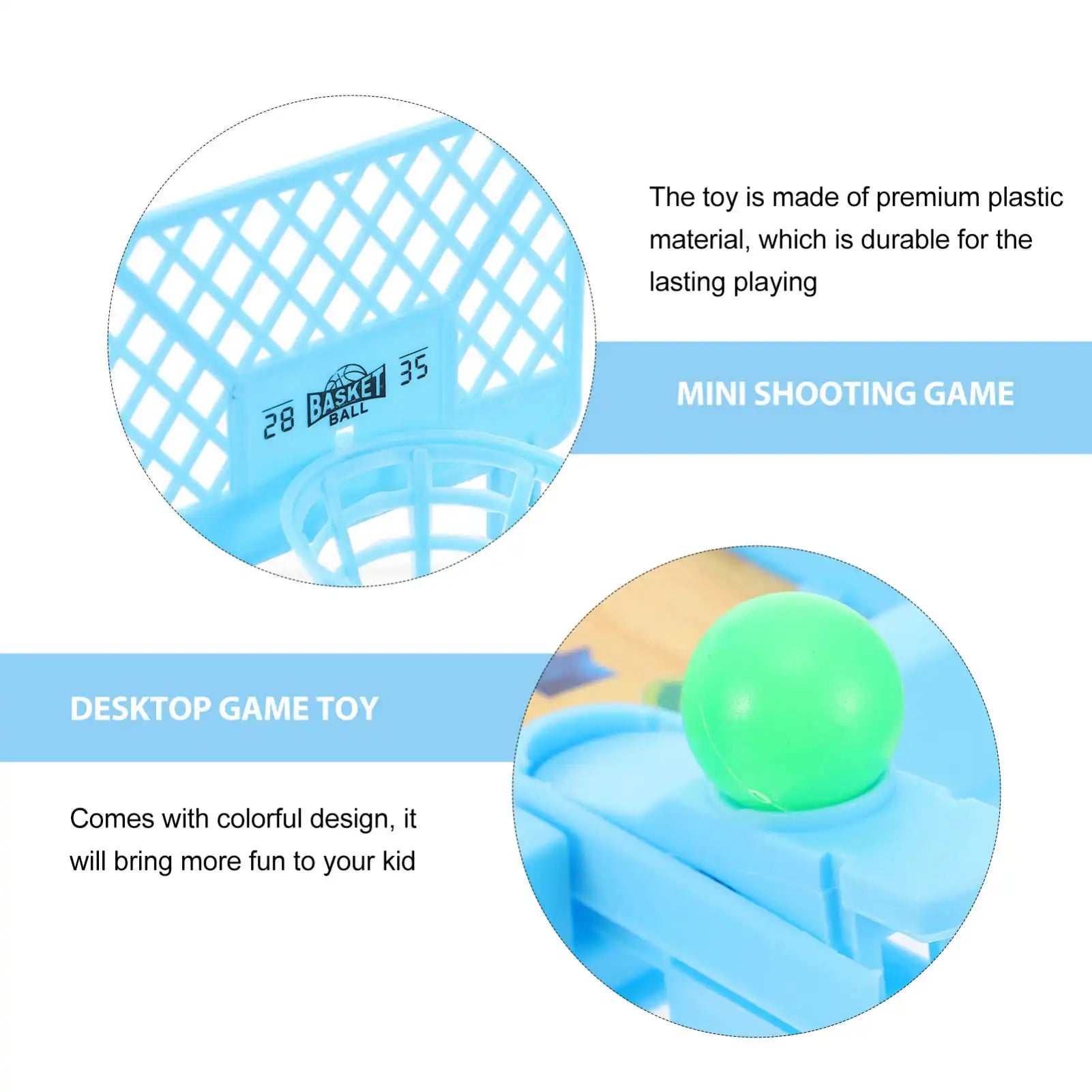 MEACAOFG Mini Desktop Basketball Game Stand Double Finger Slingshot Shooting Machine Children's Parent-Child Interactive Educational Toys