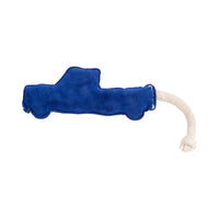Country Living Faux Leather Blue Pickup Truck Dog Chew Toy, Durable, Safe and Non-Toxic - BIG FRENCHIES