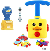Power Balloon Launch Tower Toy Puzzle  Education Inertia Air Power Balloon Car Science Experimen Toy For Children Gift