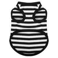 Summer Thin Cotton Striped Vest Dog Clothes