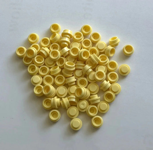 Cool Yellow 4073 1x1 Round Plate Brick – Choose Quantity – LEGO® Compatible Bulk Lot - BIG FRENCHIES
